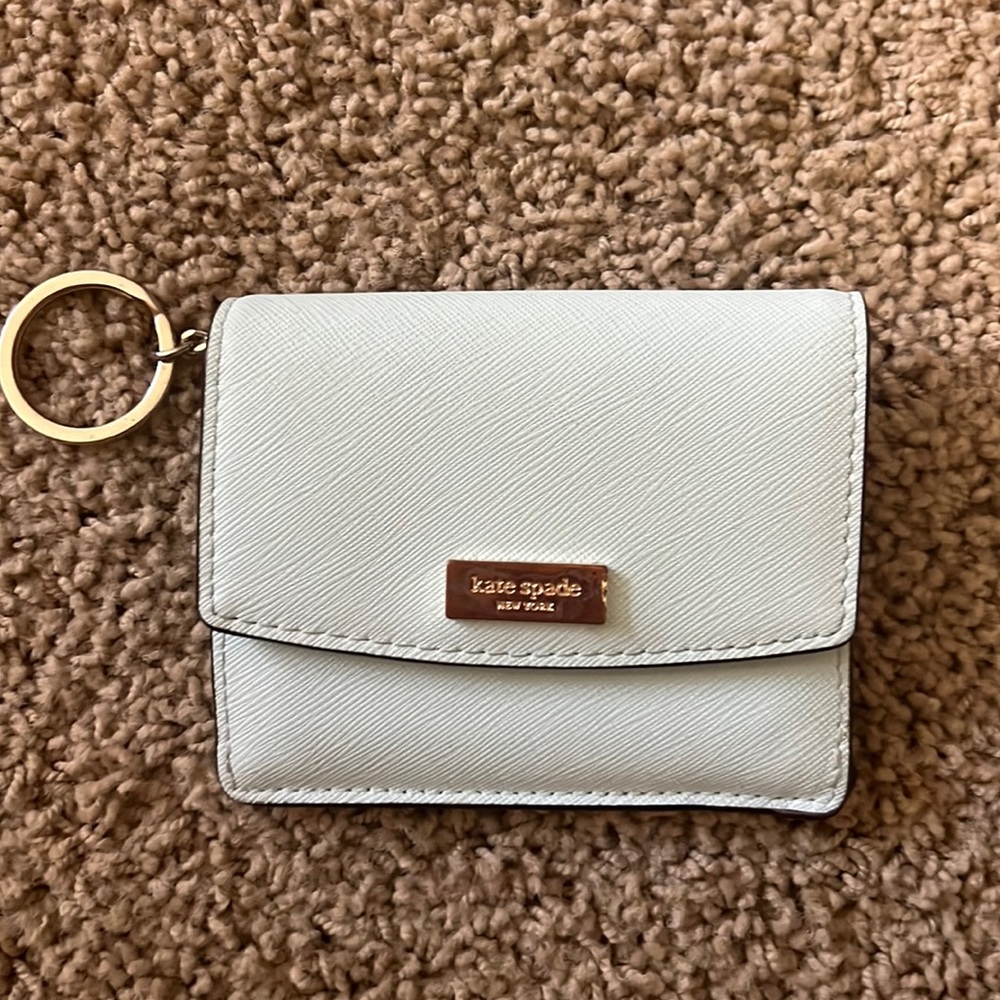 Light Blue Kate Spade Wallet with Keychain